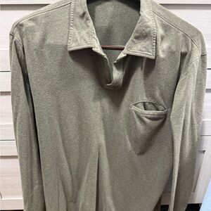 Banana Republic Long Sleeve Olive Shirt